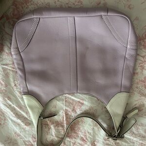 Coach Lavender and Cream Shoulder Bag
